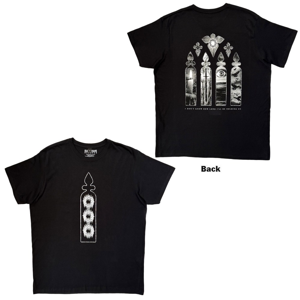 Bad Omens - Stained Glass Heren Tshirt - Zwart